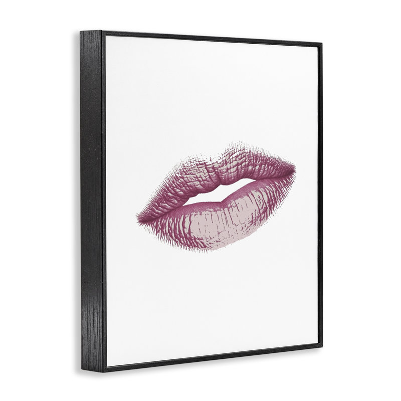 Giclée féminine encadrée de roses, design par Christine Simpson, art, H 14 po x l 11 po, Giclée encadrée noir minuit