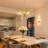Ether 5-Light Glam Empire Chandelier with Crystal Accents Dimmable Adjustable Chain & Lamp Heads