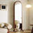 Half-circle Solid WoodFull Length Mirror