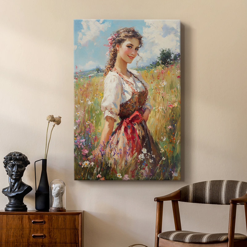 WOMEN Series CCXCV - Toile tendue avec châssis Premium - Prêt à être accroché