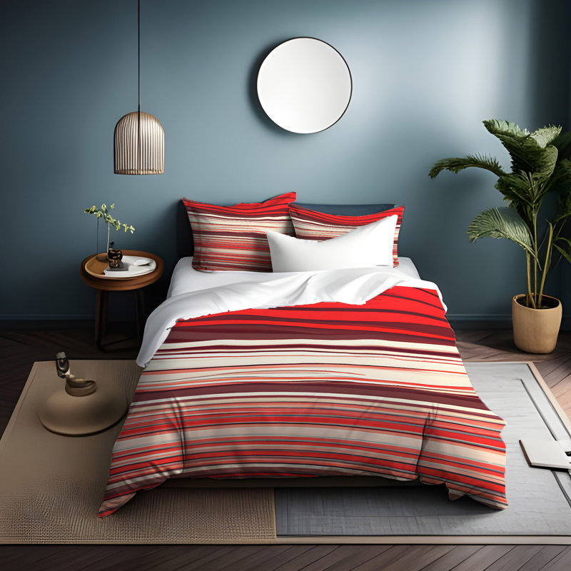 Polyester Duvet Cover, King Duvet Cover + 2 King Shams