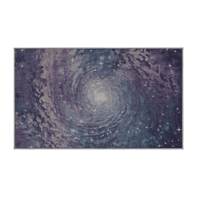Tapis mauve soyeux et moelleux