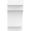 Queue de chevron en PVC de style architectural méditerranéen standard l 3 po x H 6 po x L 12 po-37850589