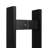 Double Sided Push Pull Door Handle,H-Shaped Door Pull Handle(1.57(W))-115740543-115740548