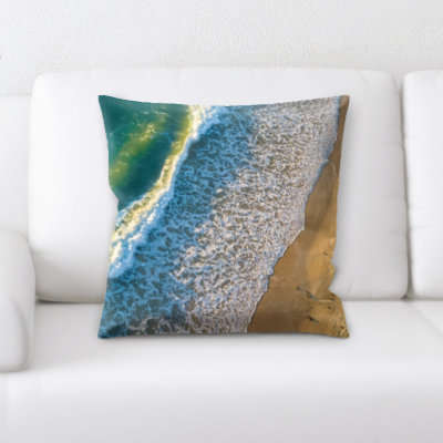 From an Airplane Square Pillow Cover & Insert