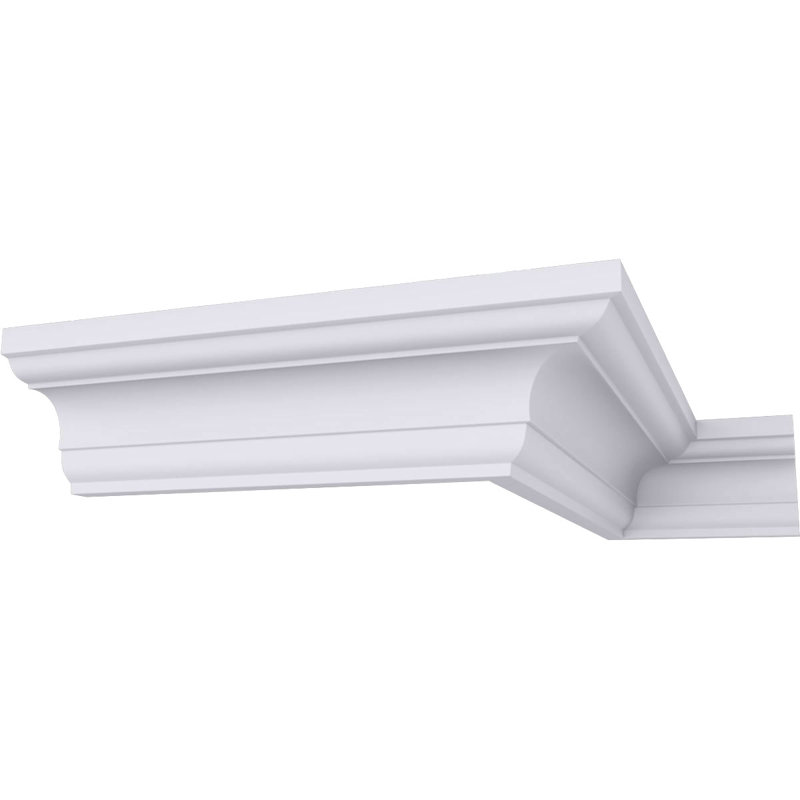 Moulure traditionnelle traditionnelle, L 94,5 po x H 1,75 po x P 1,75 po