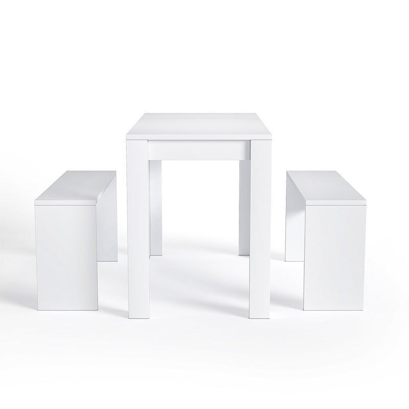 2 -Person Dining Set, White