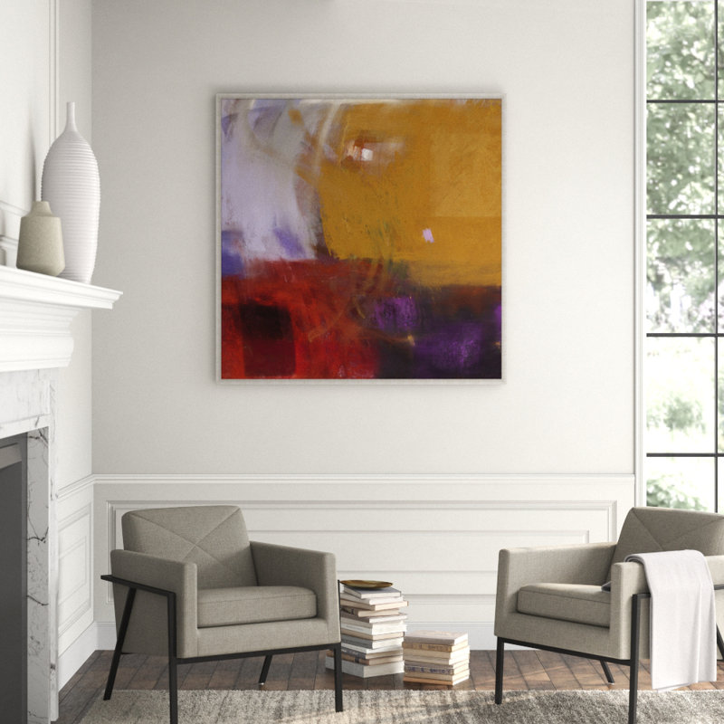 City Glasses' Framed Print on Canvas