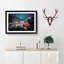 Moscow at Night - Picture Frame Painting Print-55581627-55581624