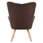 Janig Velvet Wingback Chair