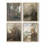 «Vintage Landscape CVII», ensemble de 4 encadrés-1265018580-1265018582