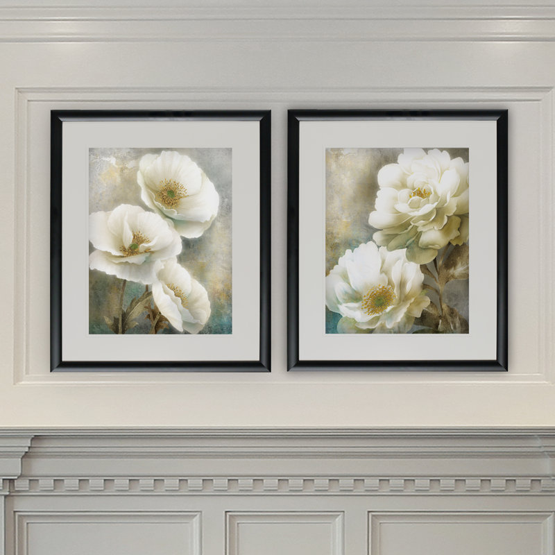 " Soft Spring " 2 - Pieces, Black Framed