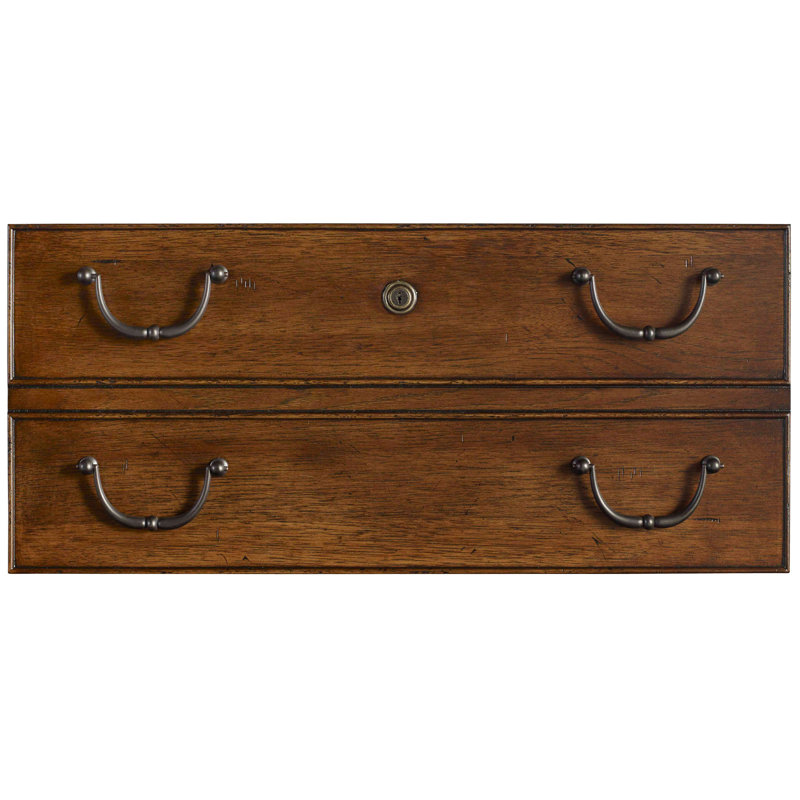 Charlotte Two Drawer Lateral File, Brown