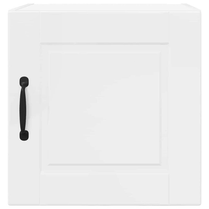 Vidaxl Kitchen Wall Cabinet Brown Oak 40 X 31 X 40 Cm Engineered Wood, 40cm H x 40cm W x 31cm D, High Gloss White
