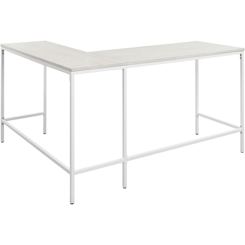 Bureau d'ordinateur en L pour bureau à domicile
