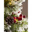 Victorian Snow Flocked Artificial Christmas Tree with Clear and White Lights-90545076