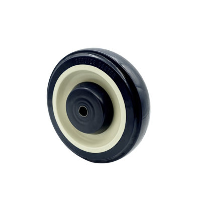 5 Inch Polyurethane Shopping Cart Wheels  Service Caster Brand