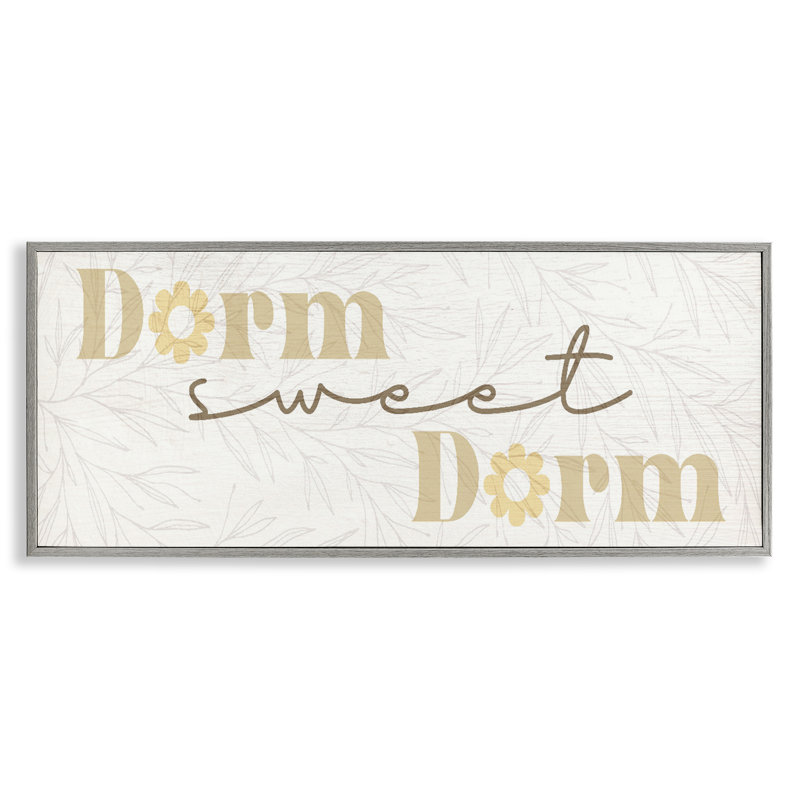 «Sweet Dorm with Retro Florals», estampe numérique, design par Lil 'Rue, H 13 po x l 30 po, Estampe numérique Farmhouse