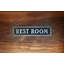Plaque de porte de toilettes-313052918