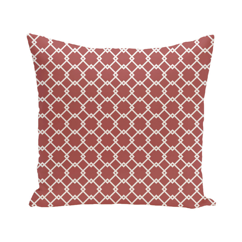Housse et insert de coussin carré Link Link, H 18 po x l 18 po, Roussi