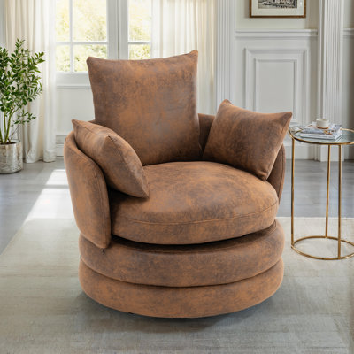 88cm Wide Tufted Yes Barrel Chair