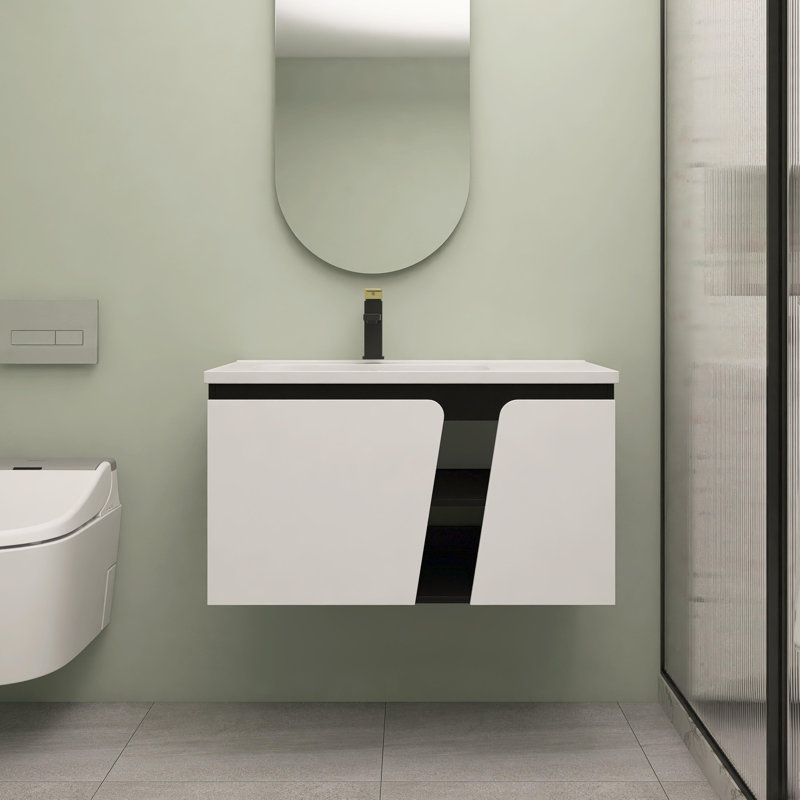 36'' Single Bathroom Vanity With Ceramic Top