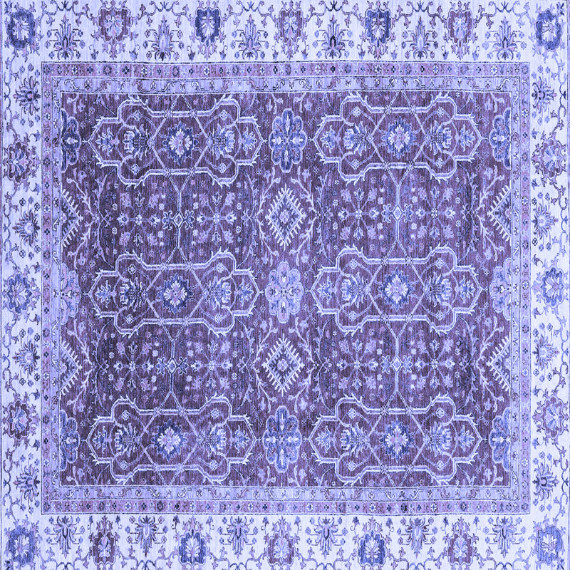 Wool Moroccan Indoor Rug, Square 3'