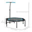 Mini trampoline d'intérieur 45 po avec poignée réglable, bleu