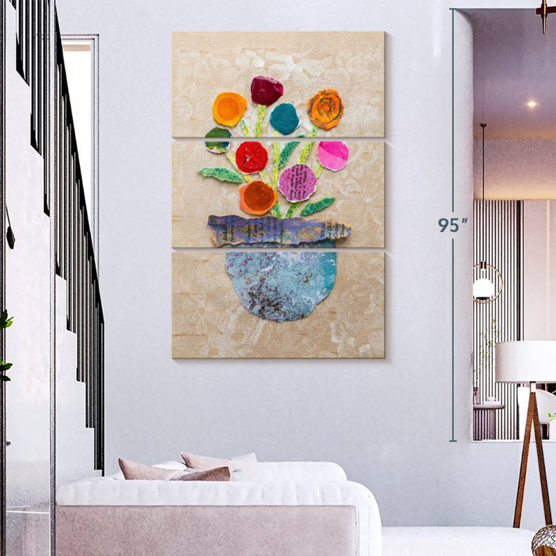 Harnek Flower Pot III, 74" H x 48" W