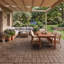 Dalles de terrasse extérieures emboîtables 25 pièces/carton - 8 panneaux en relief-135880380