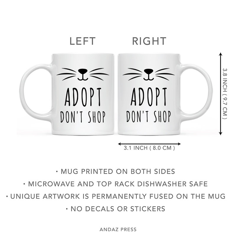 Tasse à café «Funny Cat Lover My Cat And I Speak Shit About You», Adoptez un magasin