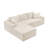 Boneless Modular Sectional Sofa With Throw Pillows-1976589323