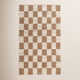 Madalene Checkerboard Natural and Ivory Rug
