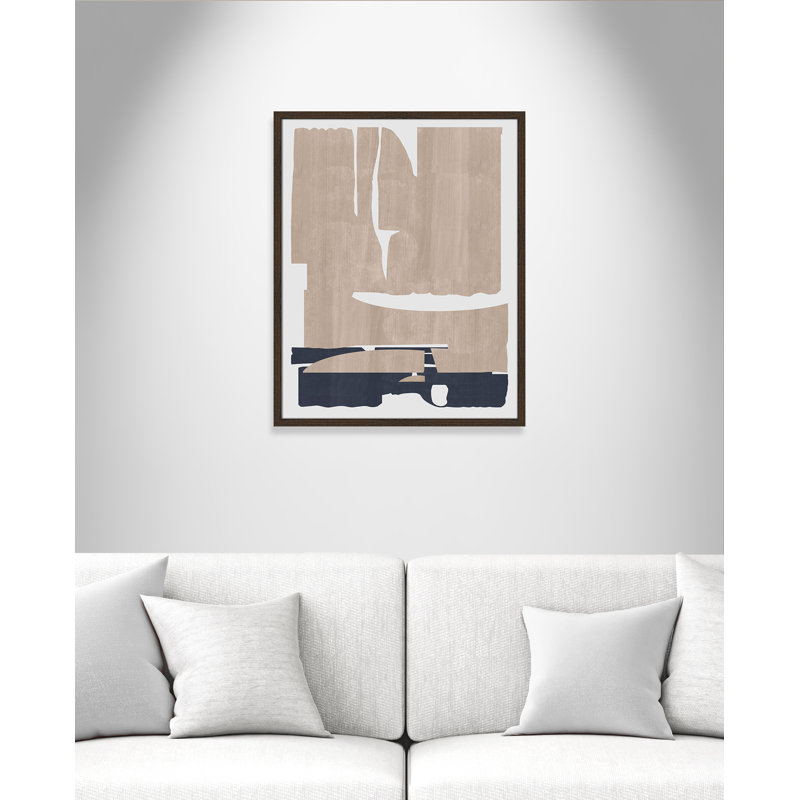 Impression «Deep Golden Brown I» par Cartissi, 23.5'' W x 29.5'' H, Framed Print, Walnut Woodgrain