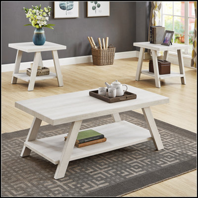 Ensemble de 2 tables basses gigognes en marbre fritté de style élégant, durables et résistantes aux rayures avec beaucoup de rangement