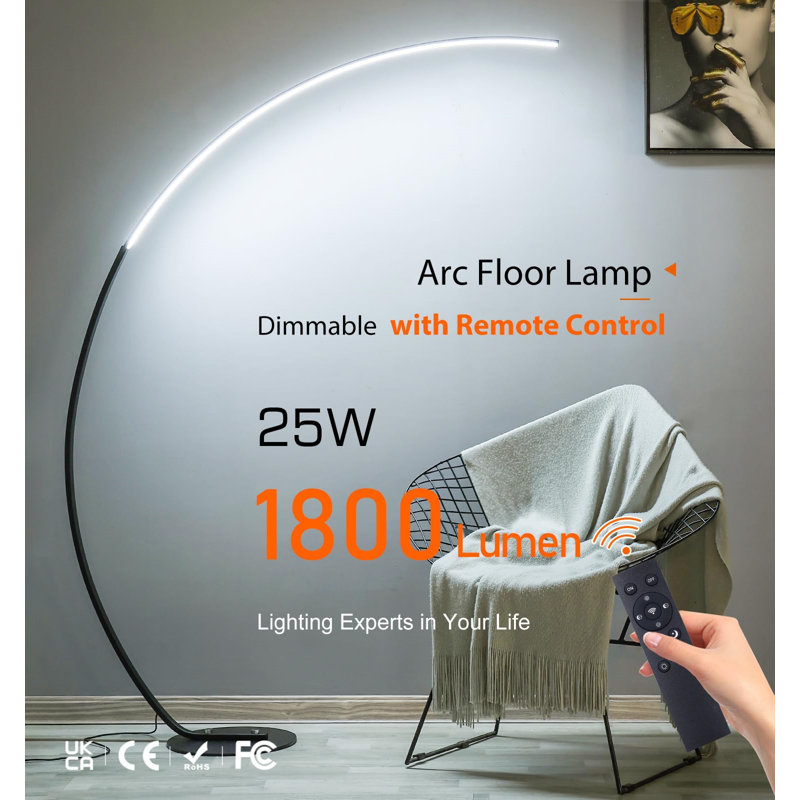 170cm LED Arched Floor Lamp