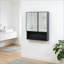Armoire de rangement murale élégante, armoire de rangement murale à miroir