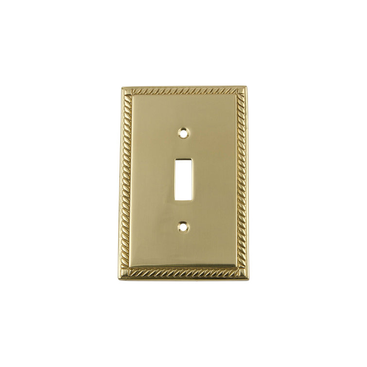 Rope 1-Gang Toggle Light Switch Wall Plate