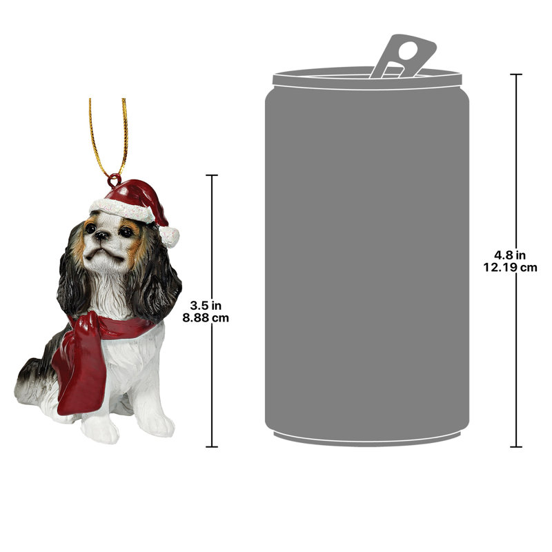 Charles Cavalier Dog Holiday Ornament