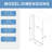 32-36"W X 72"H Left And Right Opening Universal Pivot Shower Door, Open Outside, With 1/4" And 5/16" Tempered Glass-121059645