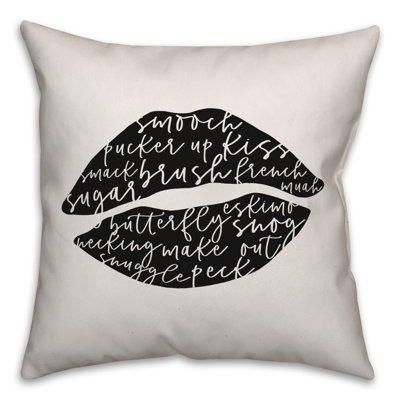  Coussin Smooch Script