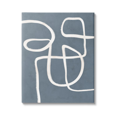 Dessin abstrait ligne abstraite cursive