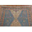 Tapis turc en laine bleu clair Heriz Serapi