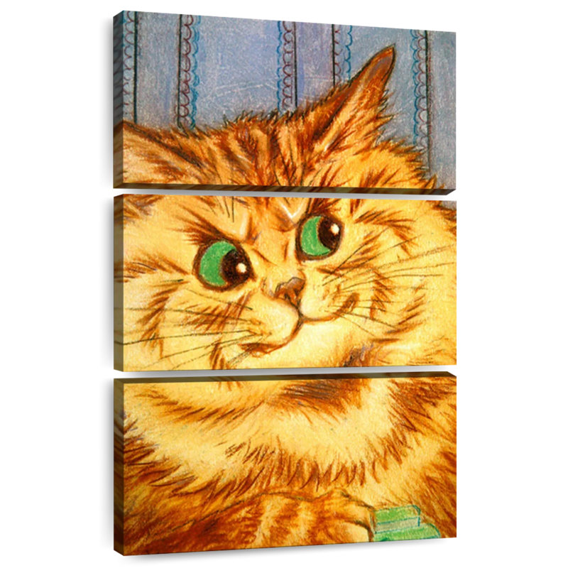Brampt Quizzical Cat, 74" H x 48" W