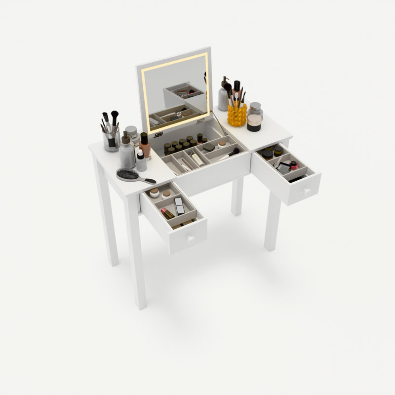 Coiffeuse Sarinda, Blanc