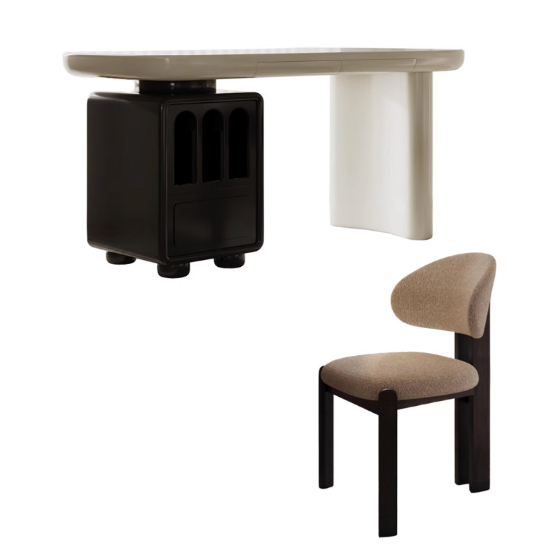 Bureau d'écriture avec rangement Exquis, H 29,52 po x l 62,99 po x P 27,55 po