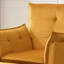 Fauteuil en velours capitonné avec repose-pieds Vaishal-1458133888