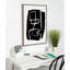 Reproduction d'art moderne sur toile encadrée, "Modern Meeting Forms No 1"-1109588033