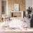 Luxurious Hall Carpet, 100% Velvet Fabric, 31.5 x 59.1 Inches | Non-Slip Cotton Sole, Pile Height: 0.4 Inches | Antibacterial & Machine Washable, 3D Digital Printing | Elegant Design for Living Room & Entryway-1081831570