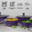 Laria 8 - Piece Non-Stick Aluminium Cookware Set - Induction Ready-93721123